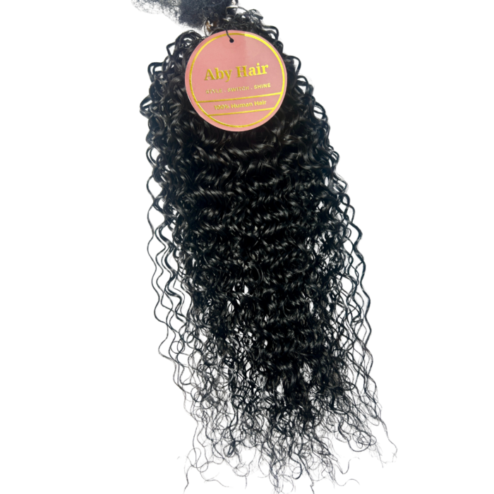 Aby Hair 16 Inch Water Wave Human Hair Crochet - Image 4