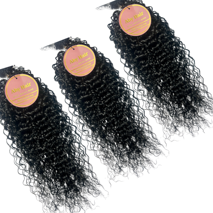 Aby Hair 16 Inch Water Wave Human Hair Crochet - Image 3