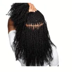 Afro Kinkys Curly Bulk Human Hair for Twist Dreadlock Extensions 50g/Pack Natural Fluffy Hair Bundle for Women, Men and children. - Image 5